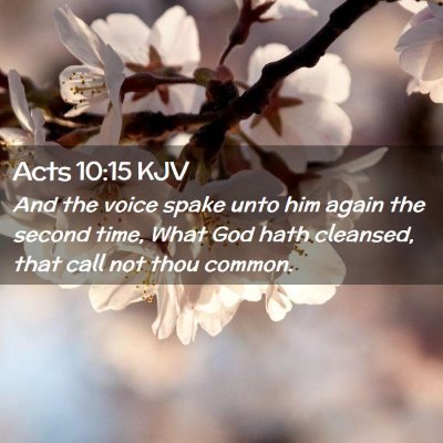 Acts 10:15 KJV Free Bible Images