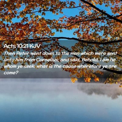 Acts 10:21 KJV Free Bible Images