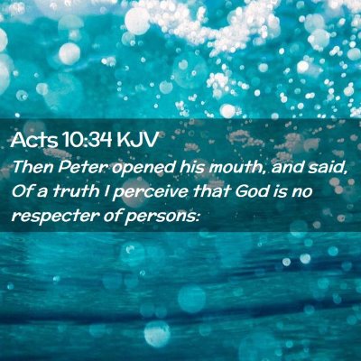 Acts 10:34 KJV Free Bible Images