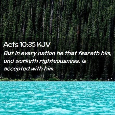 Acts 10:35 KJV Free Bible Images