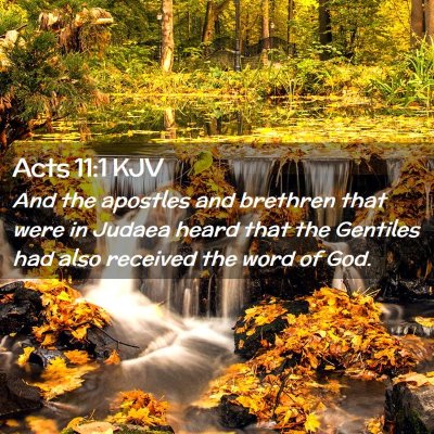 Acts 11:1 KJV Free Bible Images