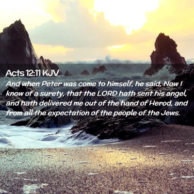 Acts 12:11 KJV Free Bible Images