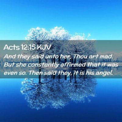 Acts 12:15 KJV Free Bible Images