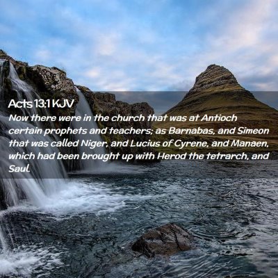 Acts 13:1 KJV Free Bible Images