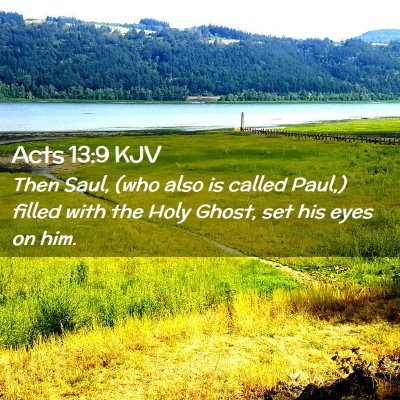 Acts 13:9 KJV Free Bible Images