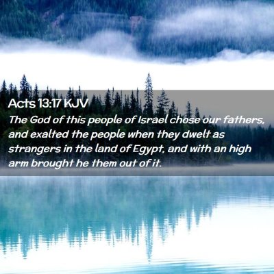 Acts 13:17 KJV Free Bible Images