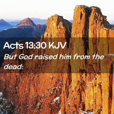 Acts 13:30 KJV Free Bible Images