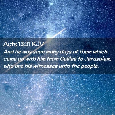 Acts 13:31 KJV Free Bible Images