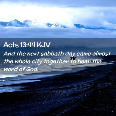 Acts 13:44 KJV Free Bible Images