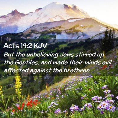 Acts 14:2 KJV Free Bible Images