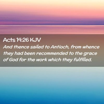 Acts 14:26 KJV Free Bible Images