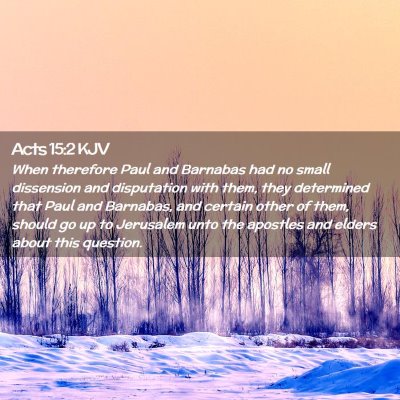 Acts 15:2 KJV Free Bible Images