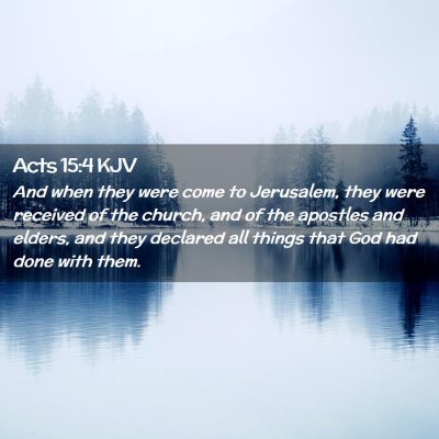 Acts 15:4 KJV Free Bible Images