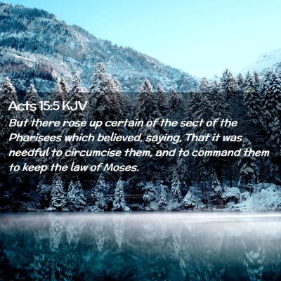 Acts 15:5 KJV Free Bible Images