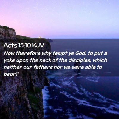 Acts 15:10 KJV Free Bible Images