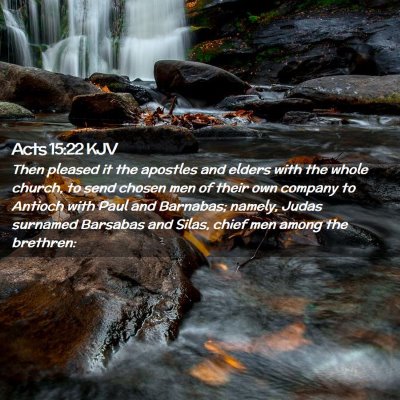 Acts 15:22 KJV Free Bible Images