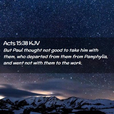 Acts 15:38 KJV Free Bible Images