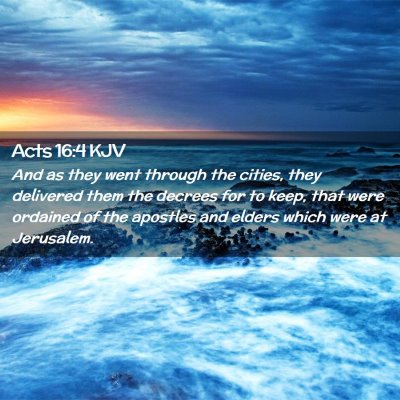 Acts 16:4 KJV Free Bible Images