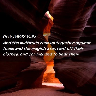 Acts 16:22 KJV Free Bible Images