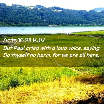 Acts 16:28 KJV Free Bible Images