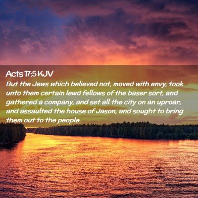 Acts 17:5 KJV Free Bible Images