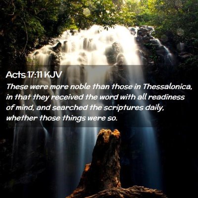 Acts 17:11 KJV Free Bible Images