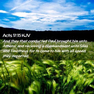 Acts 17:15 KJV Free Bible Images