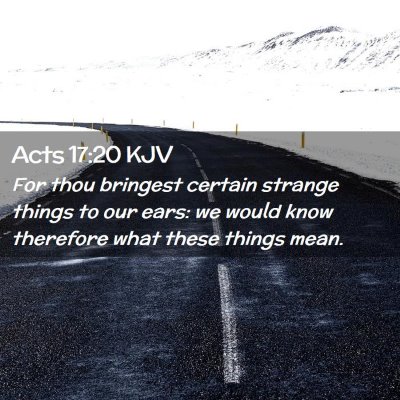 Acts 17:20 KJV Free Bible Images