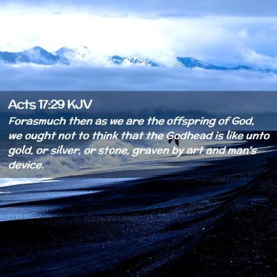 Acts 17:29 KJV Free Bible Images