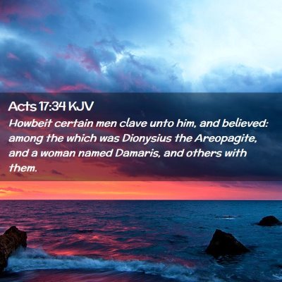 Acts 17:34 KJV Free Bible Images