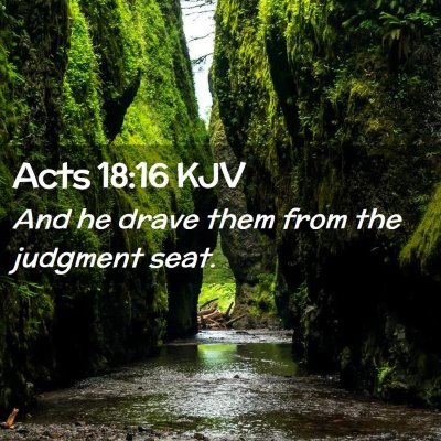 Acts 18:16 KJV Free Bible Images