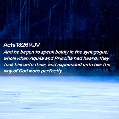 Acts 18:26 KJV Free Bible Images