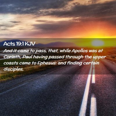 Acts 19:1 KJV Free Bible Images