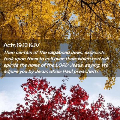 Acts 19:13 KJV Free Bible Images