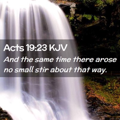 Acts 19:23 KJV Free Bible Images