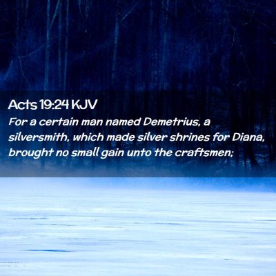 Acts 19:24 KJV Free Bible Images