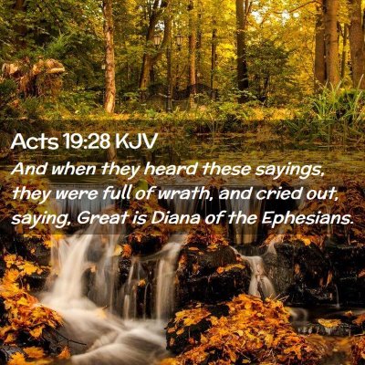 Acts 19:28 KJV Free Bible Images