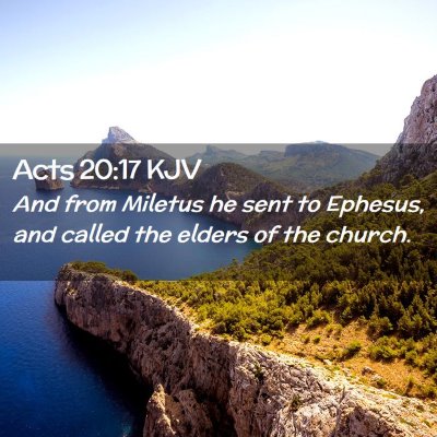 Acts 20:17 KJV Free Bible Images