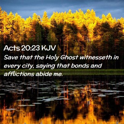 Acts 20:23 KJV Free Bible Images