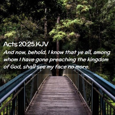 Acts 20:25 KJV Free Bible Images