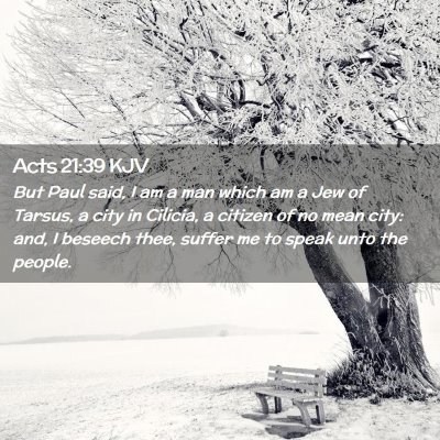 Acts 21:39 KJV Free Bible Images