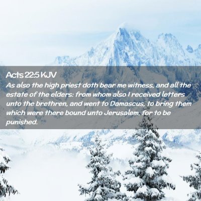 Acts 22:5 KJV Free Bible Images