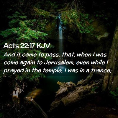 Acts 22:17 KJV Free Bible Images