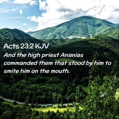 Acts 23:2 KJV Free Bible Images