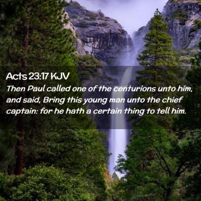 Acts 23:17 KJV Free Bible Images