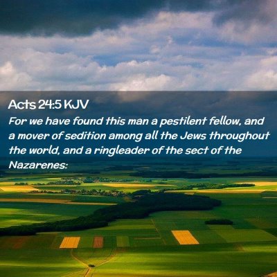 Acts 24:5 KJV Free Bible Images