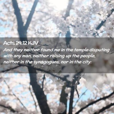 Acts 24:12 KJV Free Bible Images