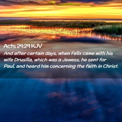 Acts 24:24 KJV Free Bible Images