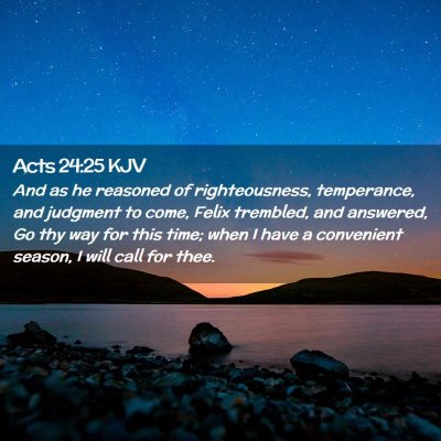 Acts 24:25 KJV Free Bible Images