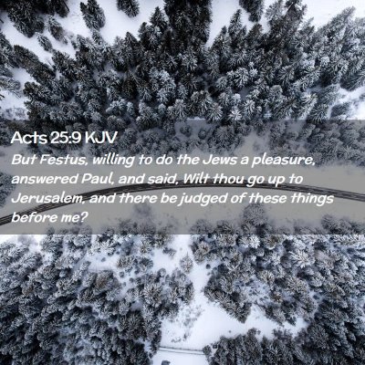 Acts 25:9 KJV Free Bible Images